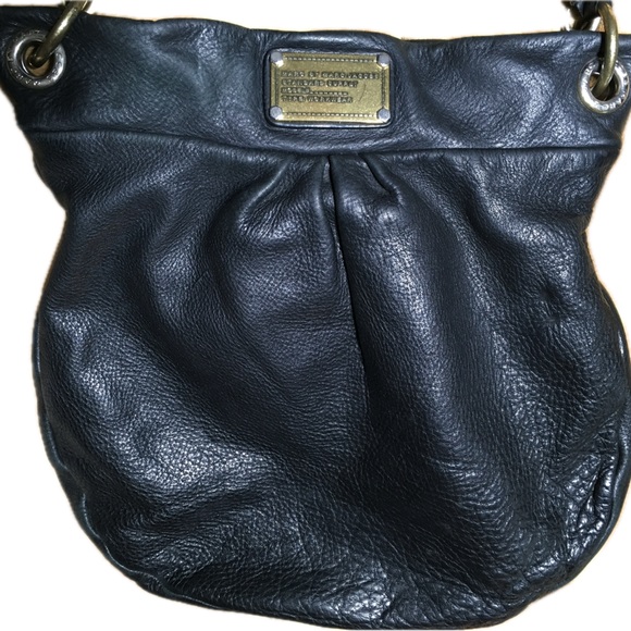 Marc Jacobs Classic Q Hillier Pebbled Leather Hobo Shoulder Handbag - Picture 5 of 14